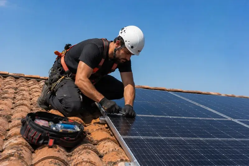 Maintenance et monitoring de panneaux solaires à Braud-et-Saint-Louis