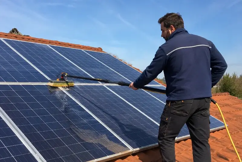Nettoyage et entretien de panneaux solaires à Braud-et-Saint-Louis